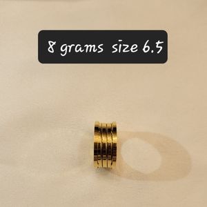 18k Saudi Yellow Gold 4 band ring design